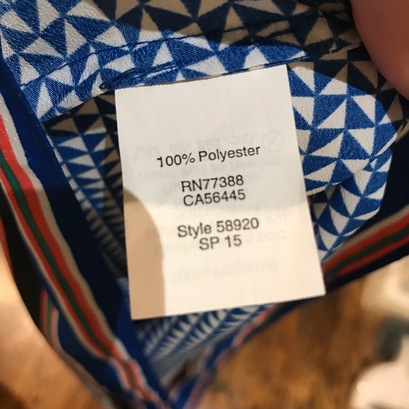 J Crew Patterned Tank Cami 10 - Picture 7 of 8